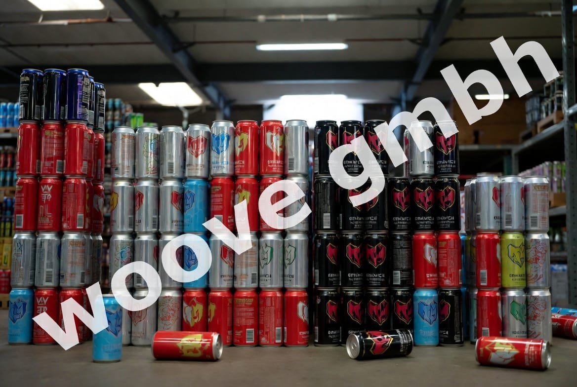 Energy drink supplier Spain pallet stock for B2B wholesale buyers