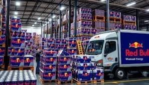 Woove GmbH energy drink wholesale Europe – German fulfilment facility with palletised stock