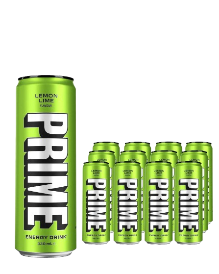 PRIME Energy Lemon Lime 330ml wholesale case