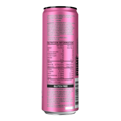 PRIME Energy Strawberry Watermelon 330ml wholesale case